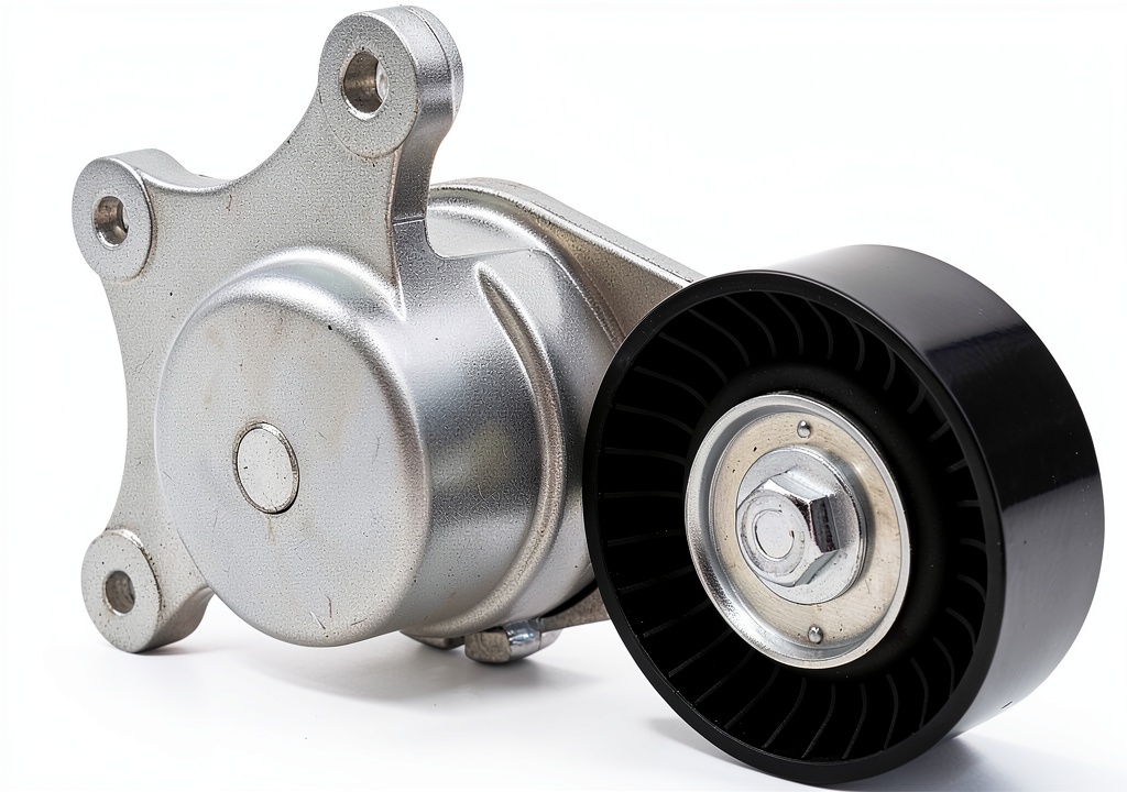 Ntoauto belt tensioner installed in a Ford engine bay