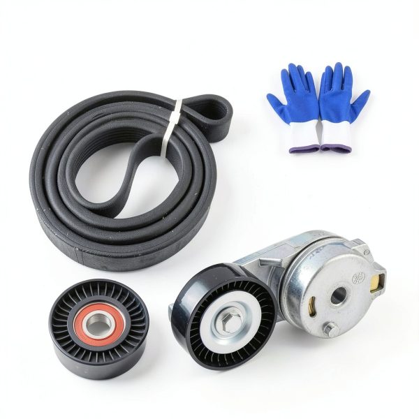 FQRANBO Automotive Idler Pulley Kit for Dodge Ram 1500/2500-5