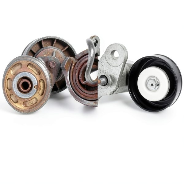 Dasbecan A/C Serpentine Drive Belt Tensioner Kit for Chevy GMC-2