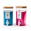 Liquid Laundry Detergent Dispenser Bamboo Lids RoleDes 96 oz 2 Pack-3