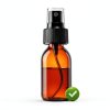 Spray Bottle Tops 10pcs Fine Mist Nozzle Caps by Equivira Black PP-2
