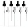 Spray Bottle Tops 10pcs Fine Mist Nozzle Caps by Equivira Black PP-0