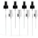 Spray Bottle Tops 10pcs Fine Mist Nozzle Caps by Equivira Black PP-0