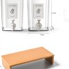 Liquid Laundry Detergent Dispenser Bamboo Lids RoleDes 96 oz 2 Pack-4