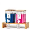 Liquid Laundry Detergent Dispenser Bamboo Lids RoleDes 96 oz 2 Pack-2