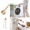 IVIZA Glass Laundry Detergent Dispenser Bamboo Lid-2