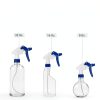 Heluva Green Spray Bottle Nozzle Replacement, Bottle Tops Only - Sprayer Nozzle Triggers for Heavy Duty, Commercial, Home Cleaning Solutions - Fits 8,16,24,32 oz Plastic & Glass Bottles, Blue 3 pack-5