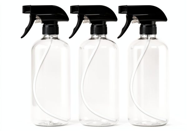 EPAuto Heavy Duty Chemical Resistant Spray Bottles 16oz Clear 3 Pack-0