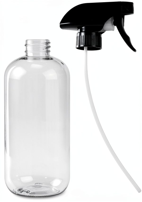 EPAuto Heavy Duty Chemical Resistant Spray Bottles 16oz Clear 3 Pack-1