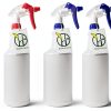 Heavy Duty 32oz Plastic Spray Bottles Heluva Green 4 Pack Nozzle-0