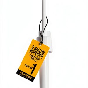 5 Gallon Pump Dispenser PERMINKS White Plastic Dispenser for Shampoo-0